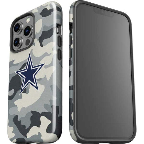 NFL Dallas Cowboys Camo iPhone 15 Pro Impact Case