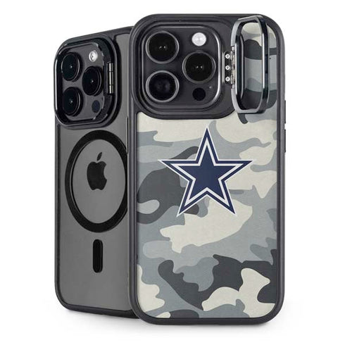 NFL Dallas Cowboys Camo iPhone 15 Pro Kickstand Case
