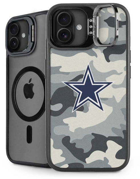 NFL Dallas Cowboys Camo iPhone 16 Kickstand Case