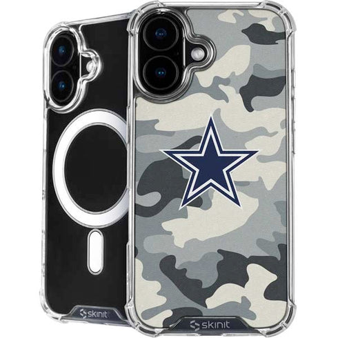 NFL Dallas Cowboys Camo iPhone 16 MagSafe Case