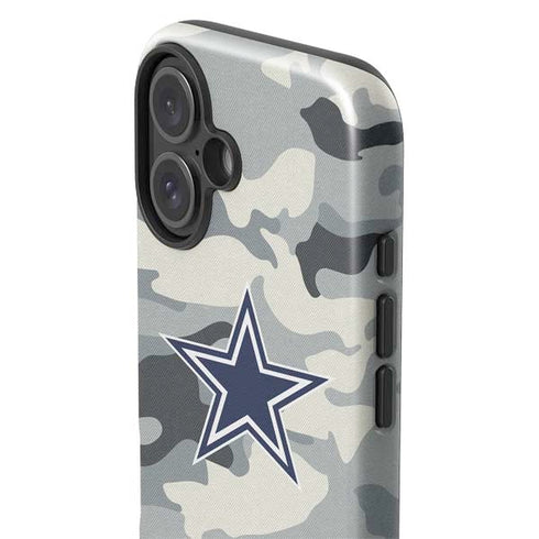 NFL Dallas Cowboys Camo iPhone 16 Plus Impact Case