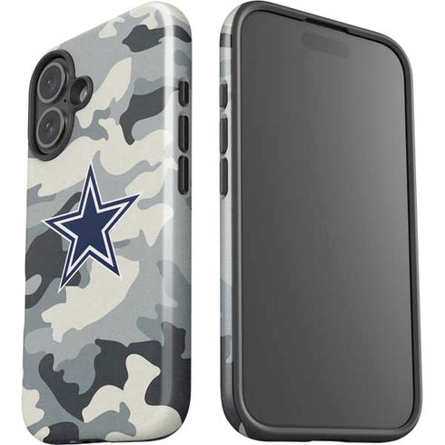 NFL Dallas Cowboys Camo iPhone 16 Plus Impact Case