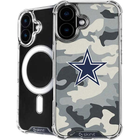 NFL Dallas Cowboys Camo iPhone 16 Plus MagSafe Case