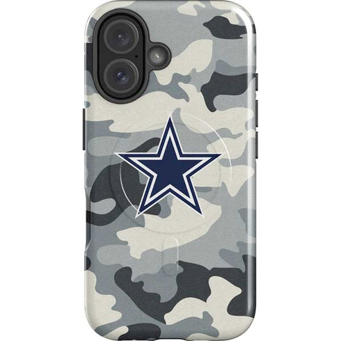 NFL Dallas Cowboys Camo iPhone 16 Plus Magsafe Impact Case