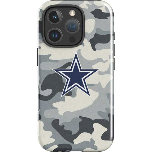 NFL Dallas Cowboys Camo iPhone 16 Pro Impact Case