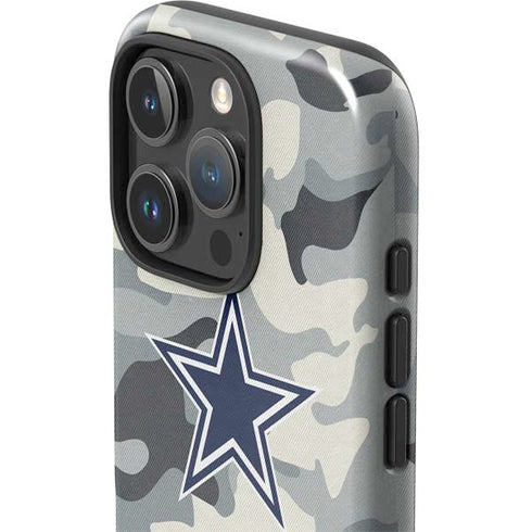 NFL Dallas Cowboys Camo iPhone 16 Pro Impact Case