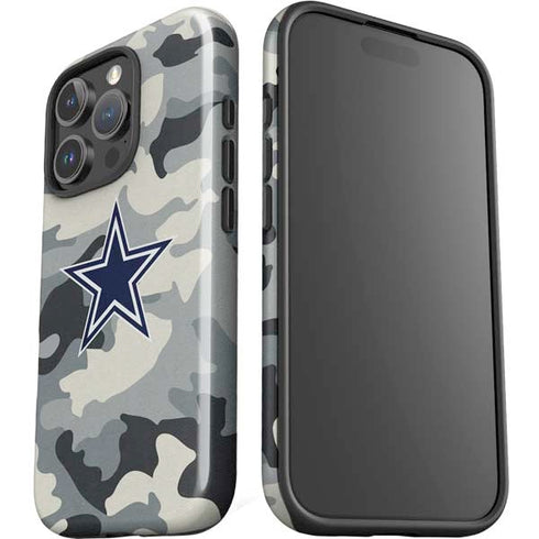 NFL Dallas Cowboys Camo iPhone 16 Pro Impact Case