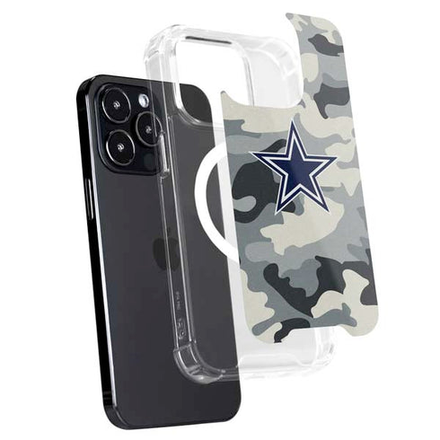 NFL Dallas Cowboys Camo iPhone 16 Pro MagSafe Case