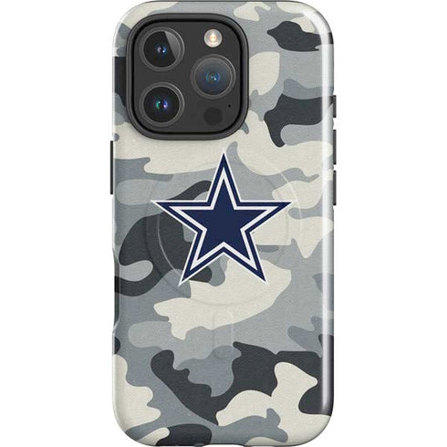 NFL Dallas Cowboys Camo iPhone 16 Pro Magsafe Impact Case