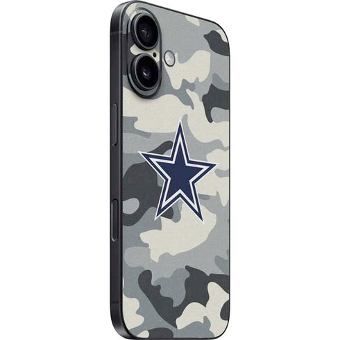 NFL Dallas Cowboys Camo iPhone 16 Skin