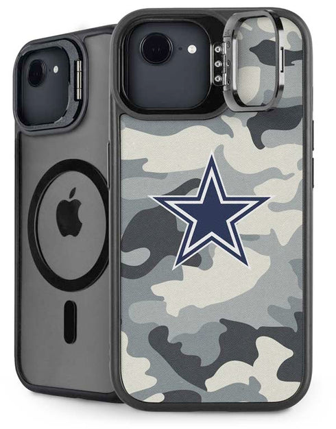 NFL Dallas Cowboys Camo iPhone 16e Kickstand Case