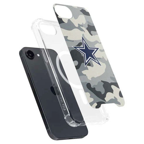 NFL Dallas Cowboys Camo iPhone 16e MagSafe Case