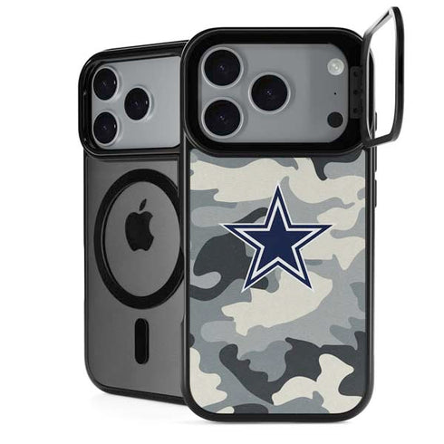NFL Dallas Cowboys Camo iPhone 18 Pro Max Kickstand Case