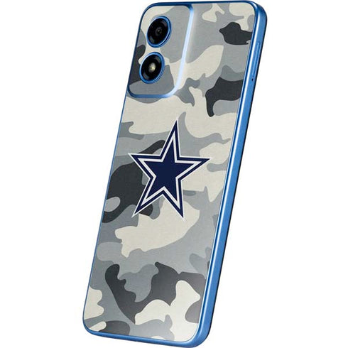 NFL Dallas Cowboys Camo Moto G Play 4G (2024) Skin