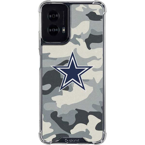 NFL Dallas Cowboys Camo Moto G Power 5G (2024) Clear Case