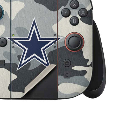 NFL Dallas Cowboys Camo Nintendo Switch 2 (2025) Joy-Con Controller Skin