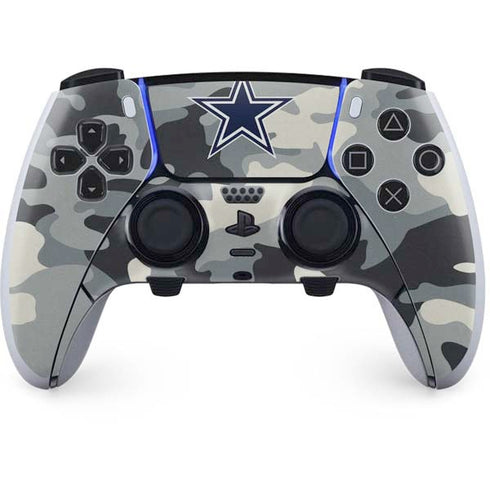 NFL Dallas Cowboys Camo PS5 DualSense Edge Pro Controller Skin