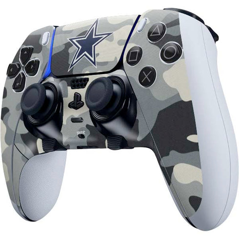NFL Dallas Cowboys Camo PS5 DualSense Edge Pro Controller Skin