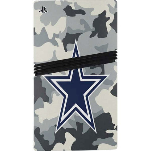 NFL Dallas Cowboys Camo PS5 Pro Console Skin