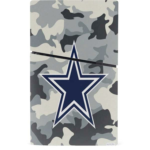 NFL Dallas Cowboys Camo PS5 Slim Digital Edition Console Skin