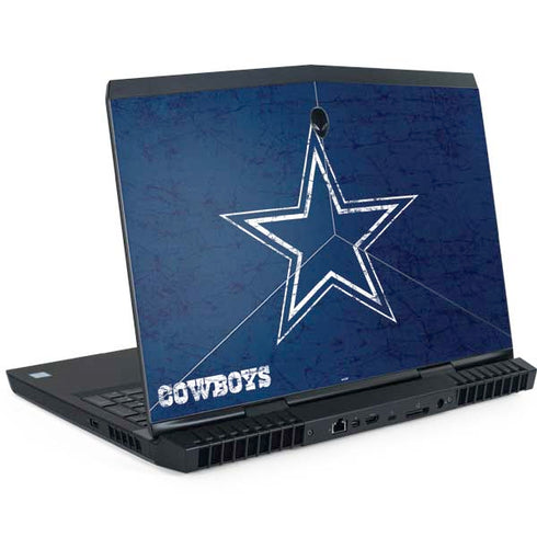 NFL Dallas Cowboys Distressed Dell Alienware Skin
