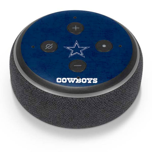 NFL Dallas Cowboys Distressed Amazon Echo Dot Skin