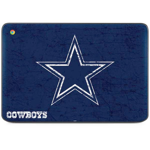 NFL Dallas Cowboys Distressed HP Chromebook Skin