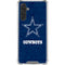 NFL Dallas Cowboys Distressed Galaxy A17 Clear Case