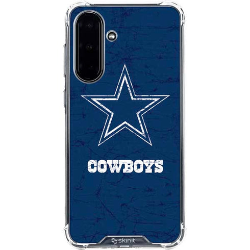 NFL Dallas Cowboys Distressed Galaxy A36 5G Clear Case