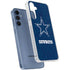 NFL Dallas Cowboys Distressed Galaxy A55 5G Clear Case