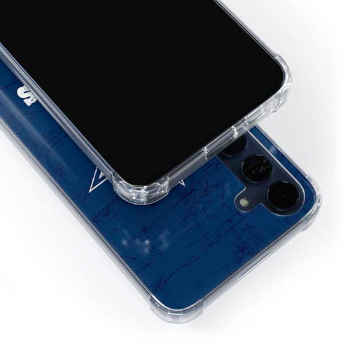 NFL Dallas Cowboys Distressed Galaxy A55 5G Clear Case