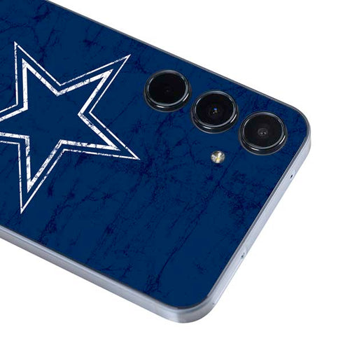 NFL Dallas Cowboys Distressed Galaxy A55 5G Skin