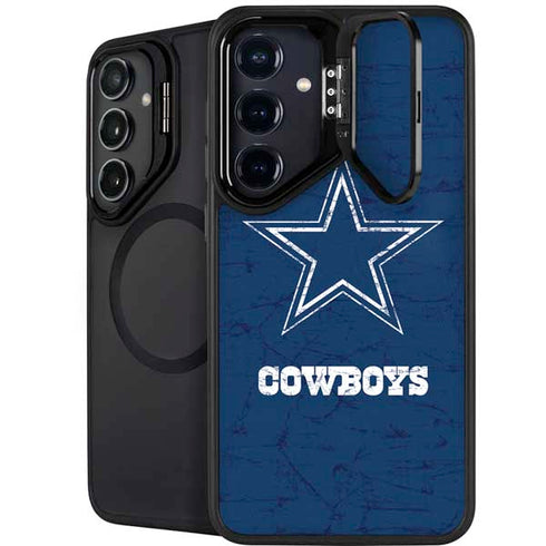 NFL Dallas Cowboys Distressed Galaxy S25 Kickstand Case