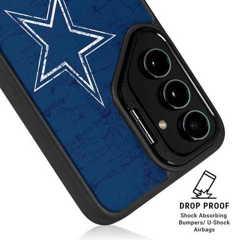 NFL Dallas Cowboys Distressed Galaxy S25 Kickstand Case