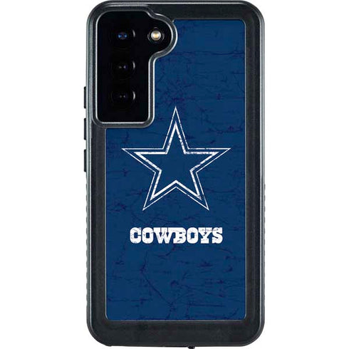 NFL Dallas Cowboys Distressed Galaxy S24 Plus Waterproof Case