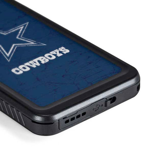NFL Dallas Cowboys Distressed Galaxy S24 Waterproof Case