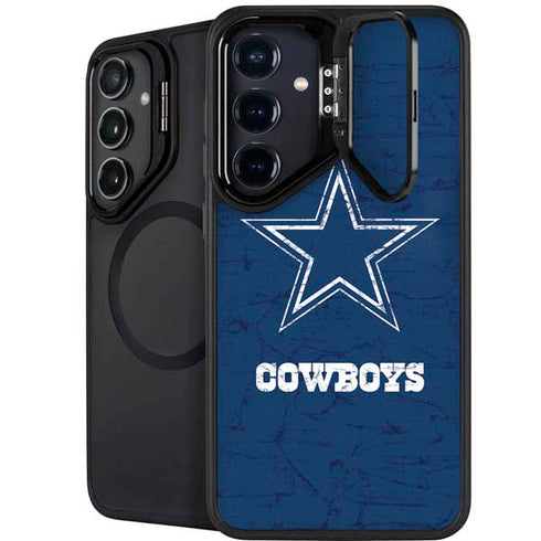 NFL Dallas Cowboys Distressed Galaxy S25 FE Kickstand Case