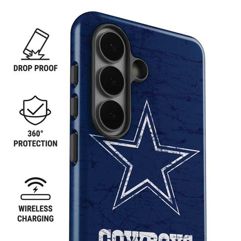NFL Dallas Cowboys Distressed Galaxy S26 Impact Case