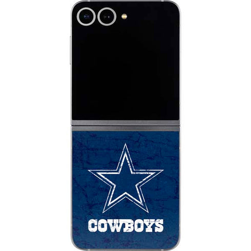 NFL Dallas Cowboys Distressed Galaxy Z Flip6 Skin