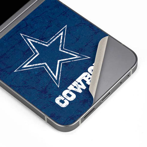 NFL Dallas Cowboys Distressed Galaxy Z Flip6 Skin