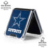 NFL Dallas Cowboys Distressed Galaxy Z Flip6 Clear Case