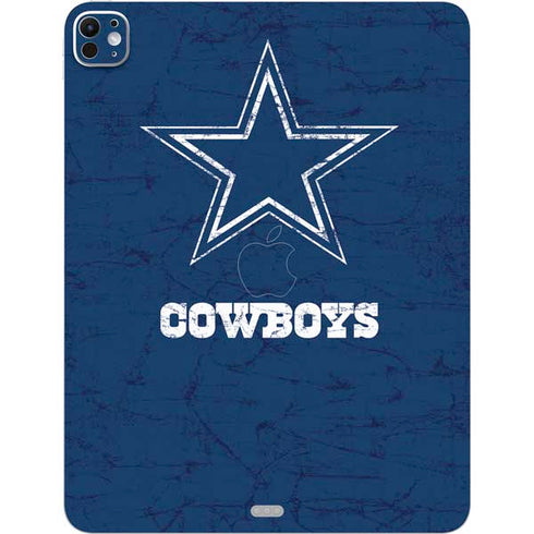 NFL Dallas Cowboys Distressed iPad Pro 13in M4 (2024) Skin