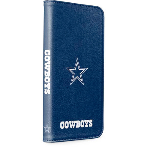 NFL Dallas Cowboys Distressed iPhone 15 Plus Folio Case