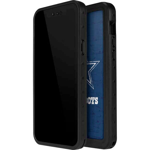 NFL Dallas Cowboys Distressed iPhone 15 Pro Waterproof Case