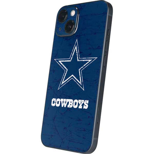 NFL Dallas Cowboys Distressed iPhone 15 Skin
