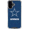 NFL Dallas Cowboys Distressed iPhone 16 Clear Case