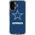 NFL Dallas Cowboys Distressed iPhone 16 Plus Clear Case