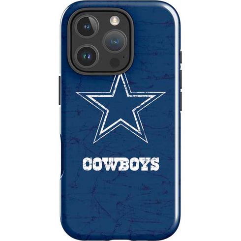 NFL Dallas Cowboys Distressed iPhone 16 Pro Max Impact Case