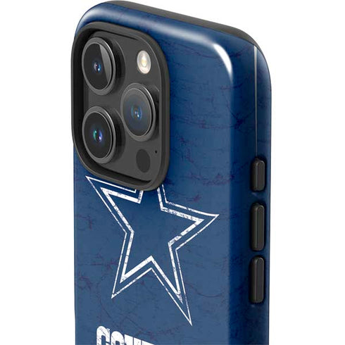 NFL Dallas Cowboys Distressed iPhone 16 Pro Max Impact Case