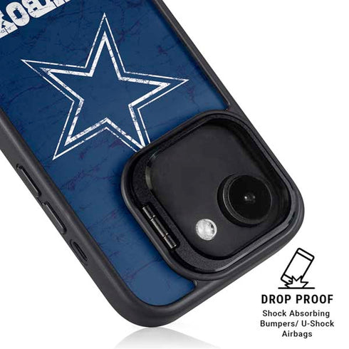 NFL Dallas Cowboys Distressed iPhone 16e Kickstand Case